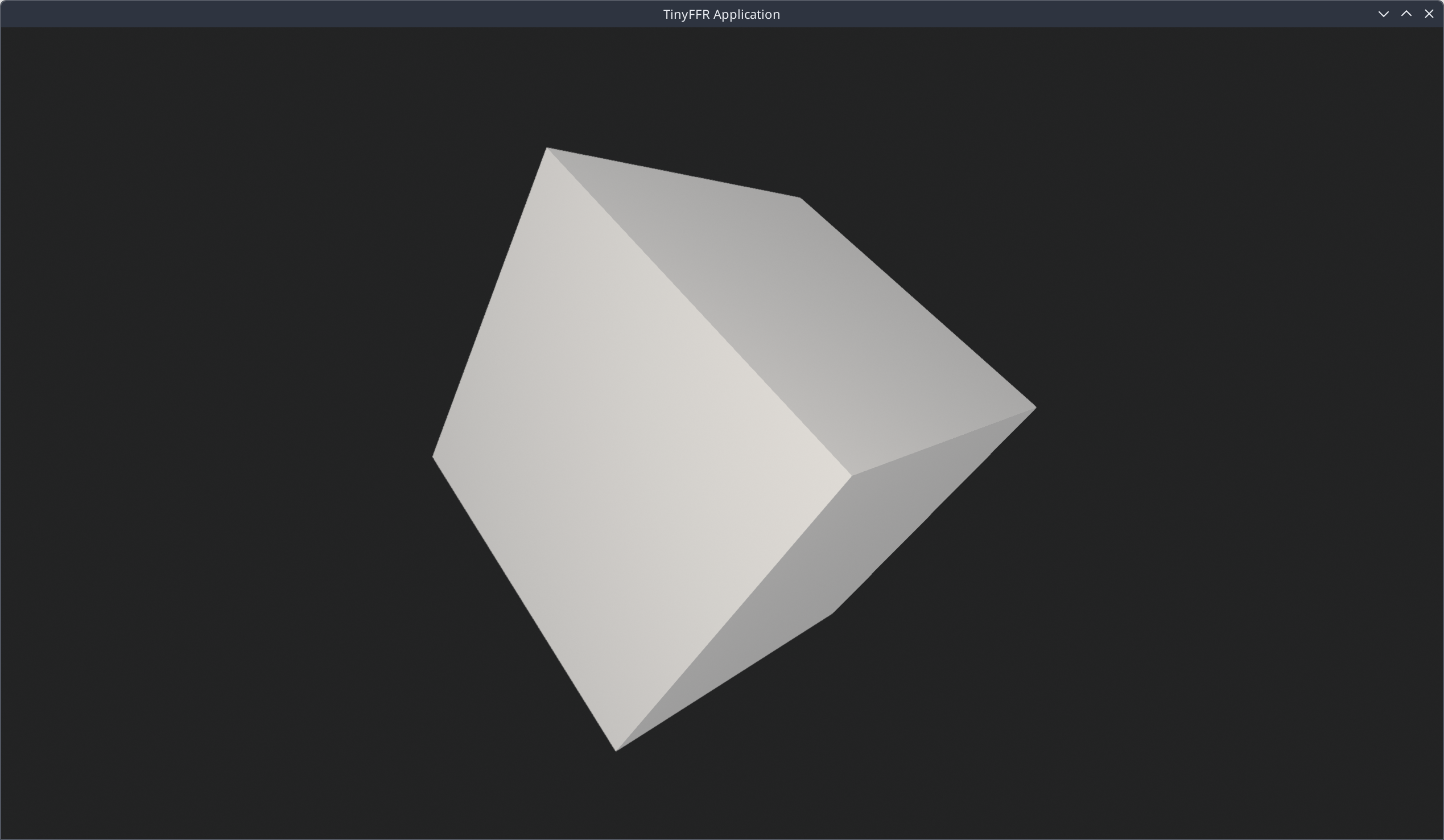 Image showing a standard cube displayed on a window.